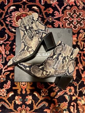 Sol Sana Athene Python Ankle Boots